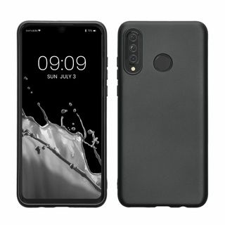 【色:メタリックグレー】kwmobile スマホケース 対応: Huawei P(その他)