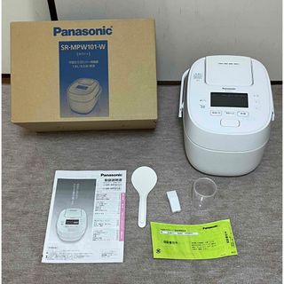 パナソニック(Panasonic)の保証書あり！パナソニック 炊飯器 5.5合 SR-MPW101-W 2022年製(炊飯器)