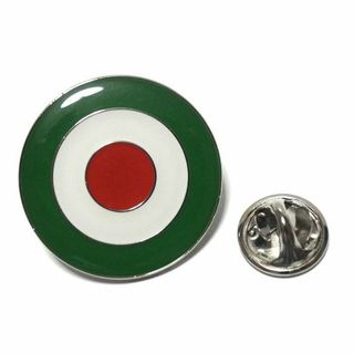 pin-1441　ラペルピン★ピンズ　ターゲットマーク　モッズ　英国　空軍　緑(その他)