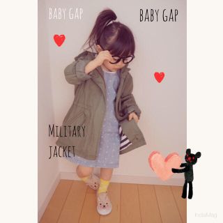 ベビーギャップ(babyGAP)の＊ gap 95ミリタリージャケット(ジャケット/上着)