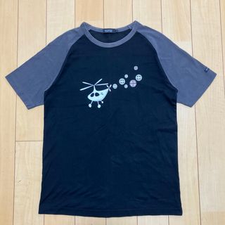 バーバリーブラックレーベル(BURBERRY BLACK LABEL)のBURBERRY BLACK LABEL Tシャツ　ブラック　サイズ2(Tシャツ/カットソー(半袖/袖なし))