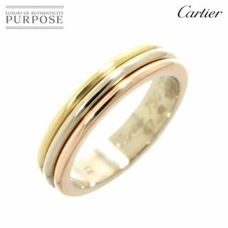 カルティエ(Cartier)のカルティエ Cartier ヴァンドーム #47 リング K18 YG WG PG スリーゴールド 3カラー 750 指輪 VLP 90226578(リング(指輪))