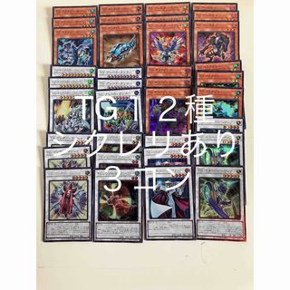 ユウギオウ(遊戯王)の遊戯王　pride TGデッキパーツ　12種コンプ　36枚(シングルカード)