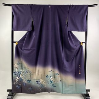 色留袖 身丈162cm 裄丈66.5cm 正絹 名品 【中古】(着物)