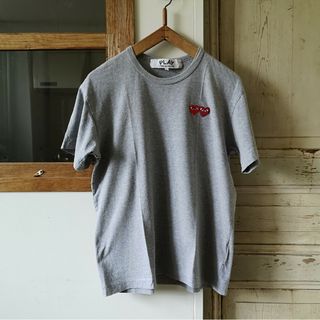 COMME des GARCONS - PLAY / プレイ コムデギャルソン ハートロゴ　半袖 Tシャツ メンズ L