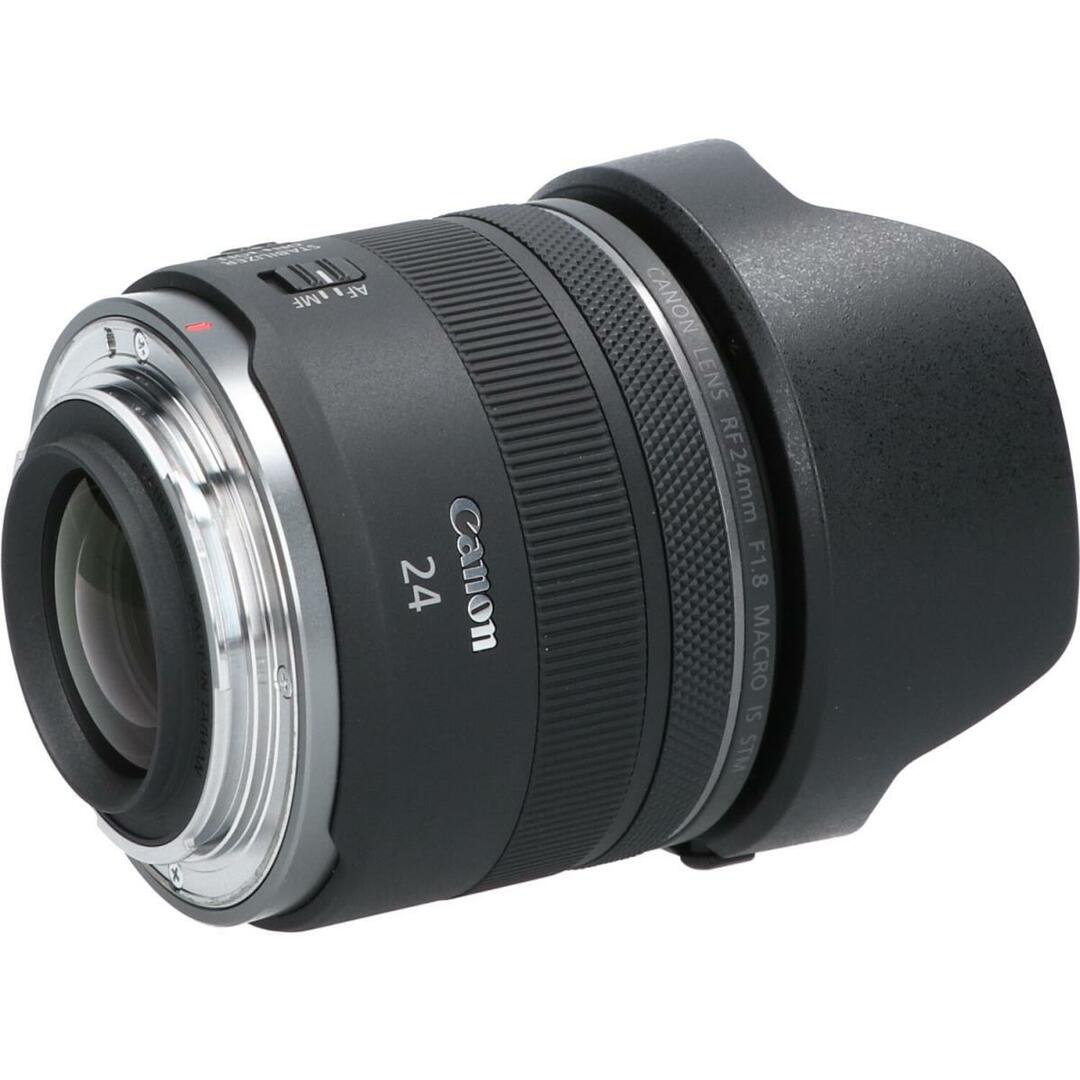 Canon(キヤノン)のＣＡＮＯＮ　ＲＦ２４ｍｍ　Ｆ１．８ＭＡＣＲＯ　ＩＳ　ＳＴＭ スマホ/家電/カメラのカメラ(レンズ(ズーム))の商品写真