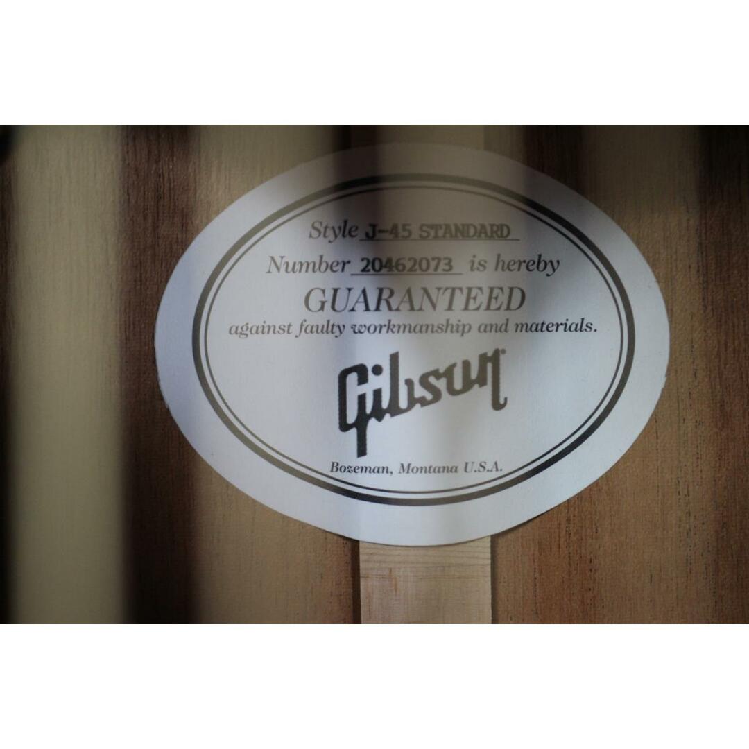 Gibson(ギブソン)のＧＩＢＳＯＮ　　Ｊ－４５　ＳＴＡＮＤＡＲＤ 楽器のギター(アコースティックギター)の商品写真