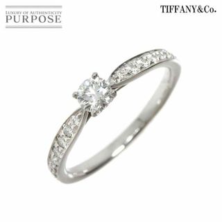 Tiffany & Co. - ティファニー TIFFANY&CO. ハーモニー ダイヤ 0.21ct I/VVS2/3EX 12号 リング Pt プラチナ 指輪【鑑定書付き】VLP 90226656