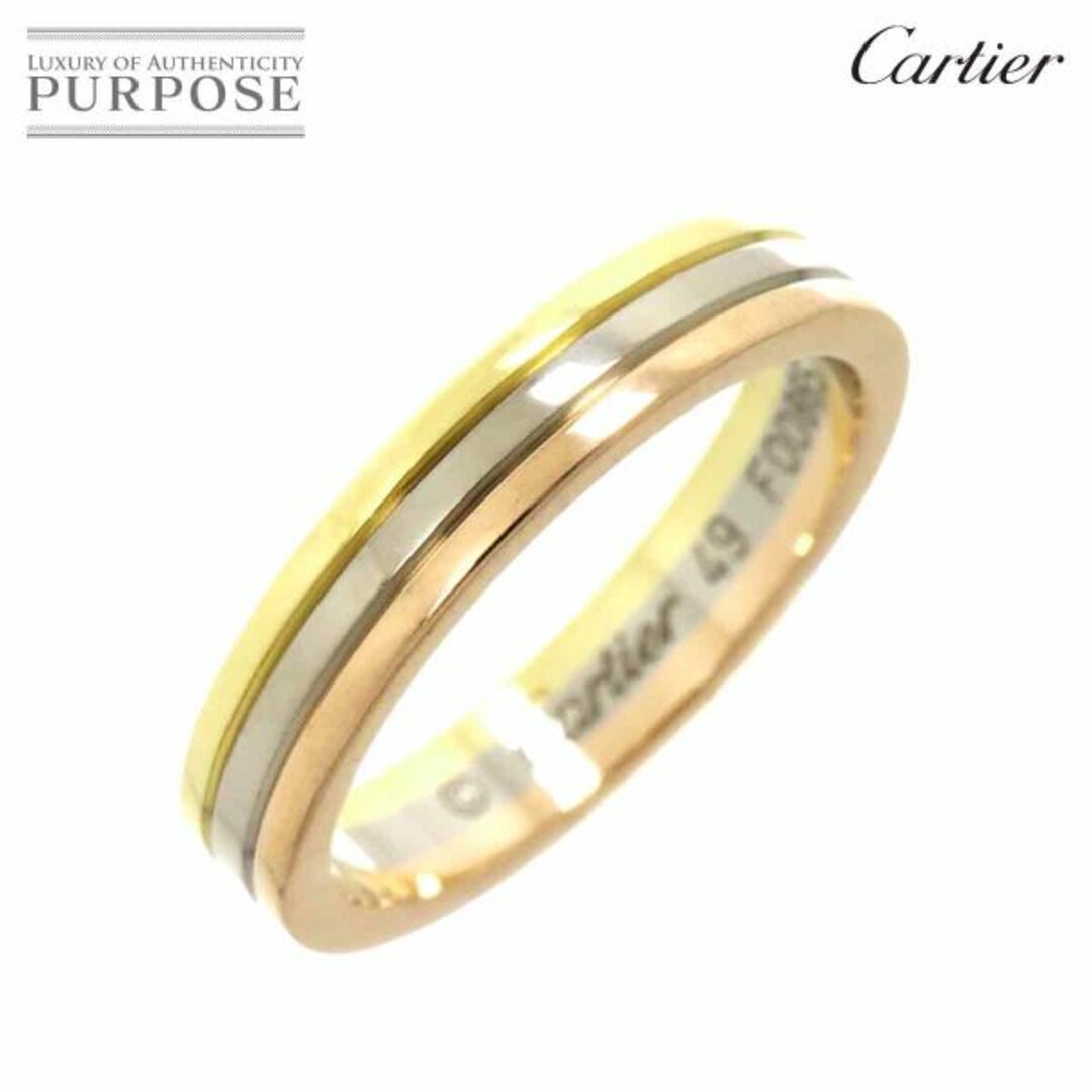 Cartier(カルティエ)のカルティエ Cartier ヴァンドーム #49 リング K18 YG WG PG スリーゴールド 3カラー 750 指輪【証明書付き】 VLP 90227640 レディースのアクセサリー(リング(指輪))の商品写真