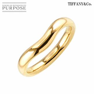 ティファニー(Tiffany & Co.)のティファニー TIFFANY&Co. カーブド バンド 11号 リング K18 YG イエローゴールド 750 指輪 VLP 90227645(リング(指輪))