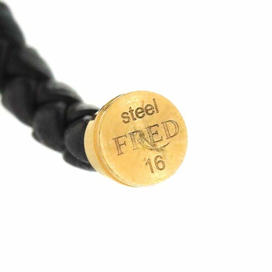 FRED(フレッド)のフレッド FRED フォース10 LM ハーフダイヤ ブレスレット #16 セラミック K18 PG ピンクゴールド ケーブル 750【証明書付き】 VLP 90227718 レディースのアクセサリー(ブレスレット/バングル)の商品写真