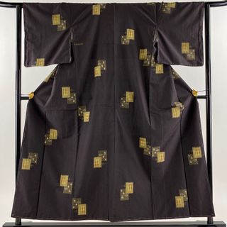 紬 身丈153.5cm 裄丈63cm 正絹 美品 秀品 【中古】(着物)