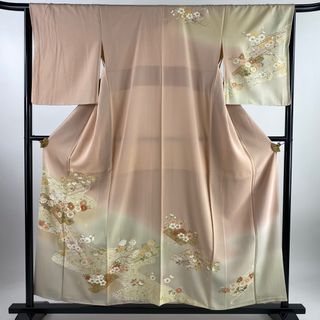 訪問着 身丈156cm 裄丈66.5cm 正絹 秀品 【中古】(着物)