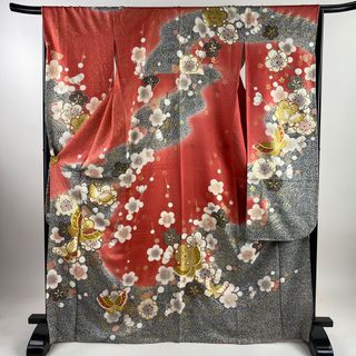 振袖 身丈168.5cm 裄丈67cm 正絹 秀品 【中古】(着物)