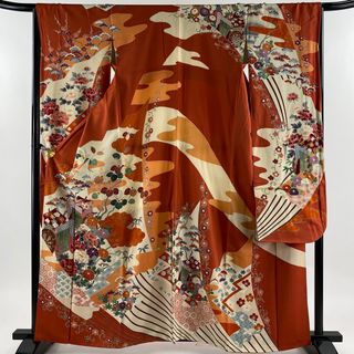 振袖 身丈162cm 裄丈65cm 正絹 秀品 【中古】(着物)