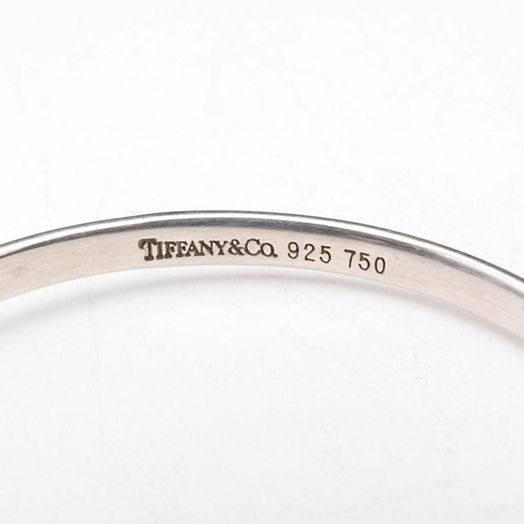 Tiffany & Co.(ティファニー)の【正規品】ティファニー フック&アイ ラブノット バングル 925/750 レディースのアクセサリー(ブレスレット/バングル)の商品写真