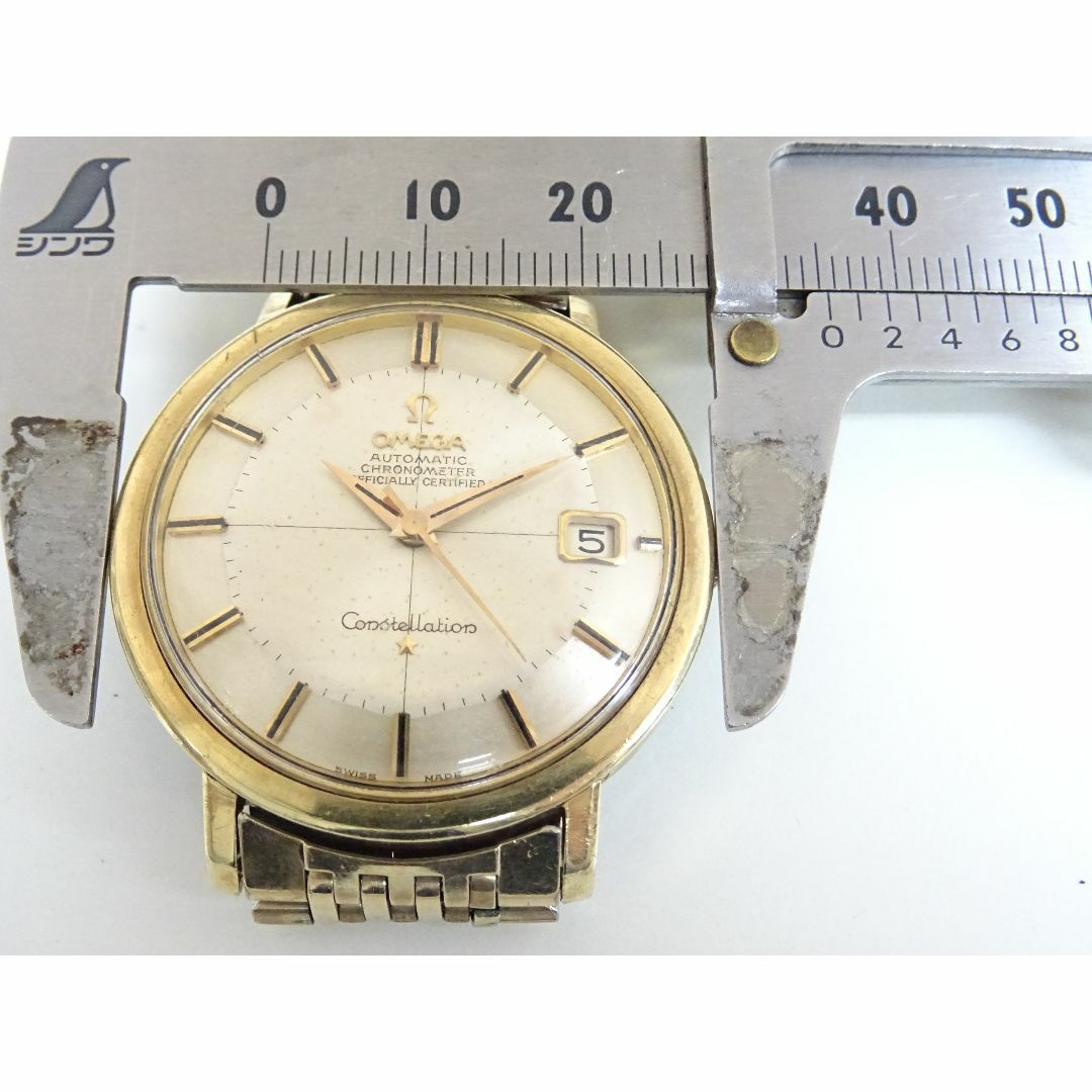 OMEGA(オメガ)のM池114 / OMEGA コンステレーション 腕時計 自動巻き デイト 稼働 メンズの時計(腕時計(アナログ))の商品写真