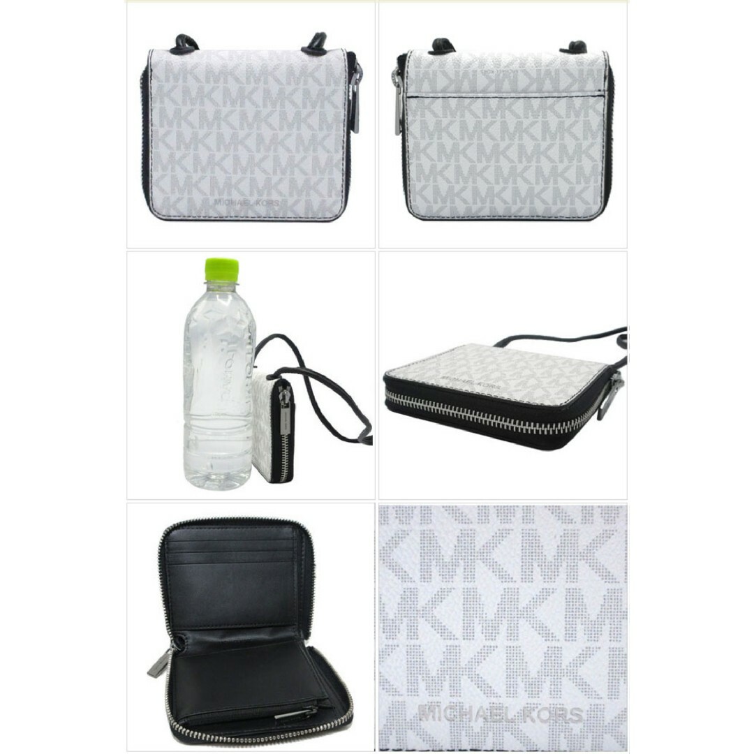 Michael Kors(マイケルコース)のマイケルコース 二つ折り財布 36H3LTRM0B BRIGHT WHT メンズのファッション小物(折り財布)の商品写真