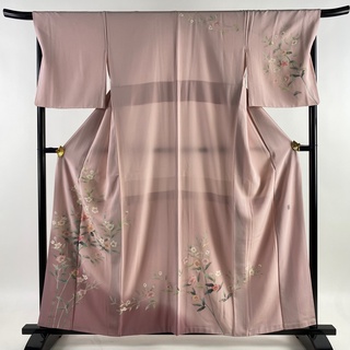 訪問着 身丈159cm 裄丈68cm 正絹 名品 【中古】(着物)