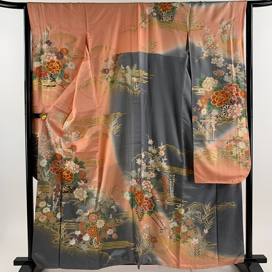 振袖 身丈160cm 裄丈64cm 正絹 美品 名品 【中古】 レディースの水着/浴衣(着物)の商品写真