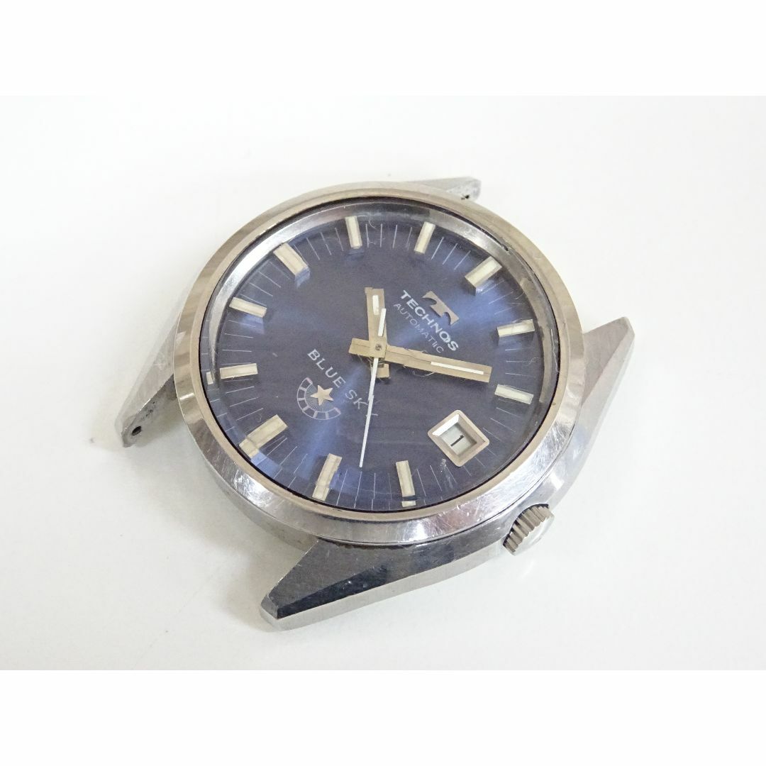 TECHNOS(テクノス)のM池116 / TECHNOS BLUESKY 腕時計 自動巻き デイト 稼働 メンズの時計(腕時計(アナログ))の商品写真