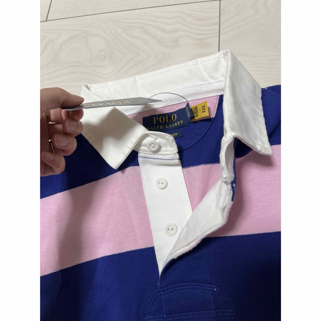 POLO RALPH LAUREN(ポロラルフローレン)の最終値下げ　新品　タグ付き　ラルフローレン  メンズ　ボーダー メンズのトップス(Tシャツ/カットソー(半袖/袖なし))の商品写真