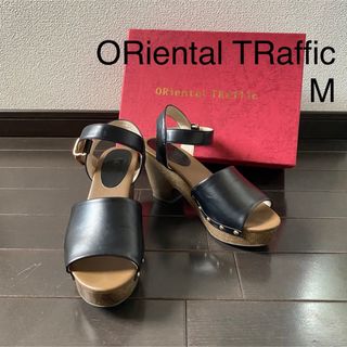 ORiental TRaffic - 【ORiental TRaffic】春夏 ウッドヒールサンダル 厚底 M