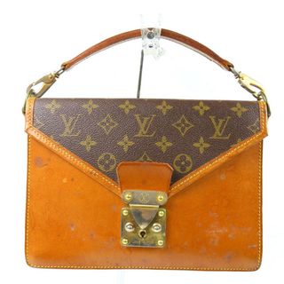 ルイヴィトン(LOUIS VUITTON)のLOUIS VUITTON ルイヴィトン サック ビファス クラッチバッグ 両開き ヴィンテージ モノグラム ハンドバッグ PVC/ヌメ革 ブラウン レディース【中古】(ハンドバッグ)