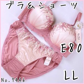 ブラジャーショーツセットE80    No.7446(ブラ&ショーツセット)