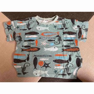 Tシャツ　魚柄　120(Tシャツ/カットソー)