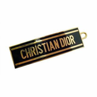 クリスチャンディオール(Christian Dior)のChristian Dior クリスチャンディオール　ジャディオール ヘアクリップ GP ゴールド ブラック　黒　レディース　未使用品(バレッタ/ヘアクリップ)