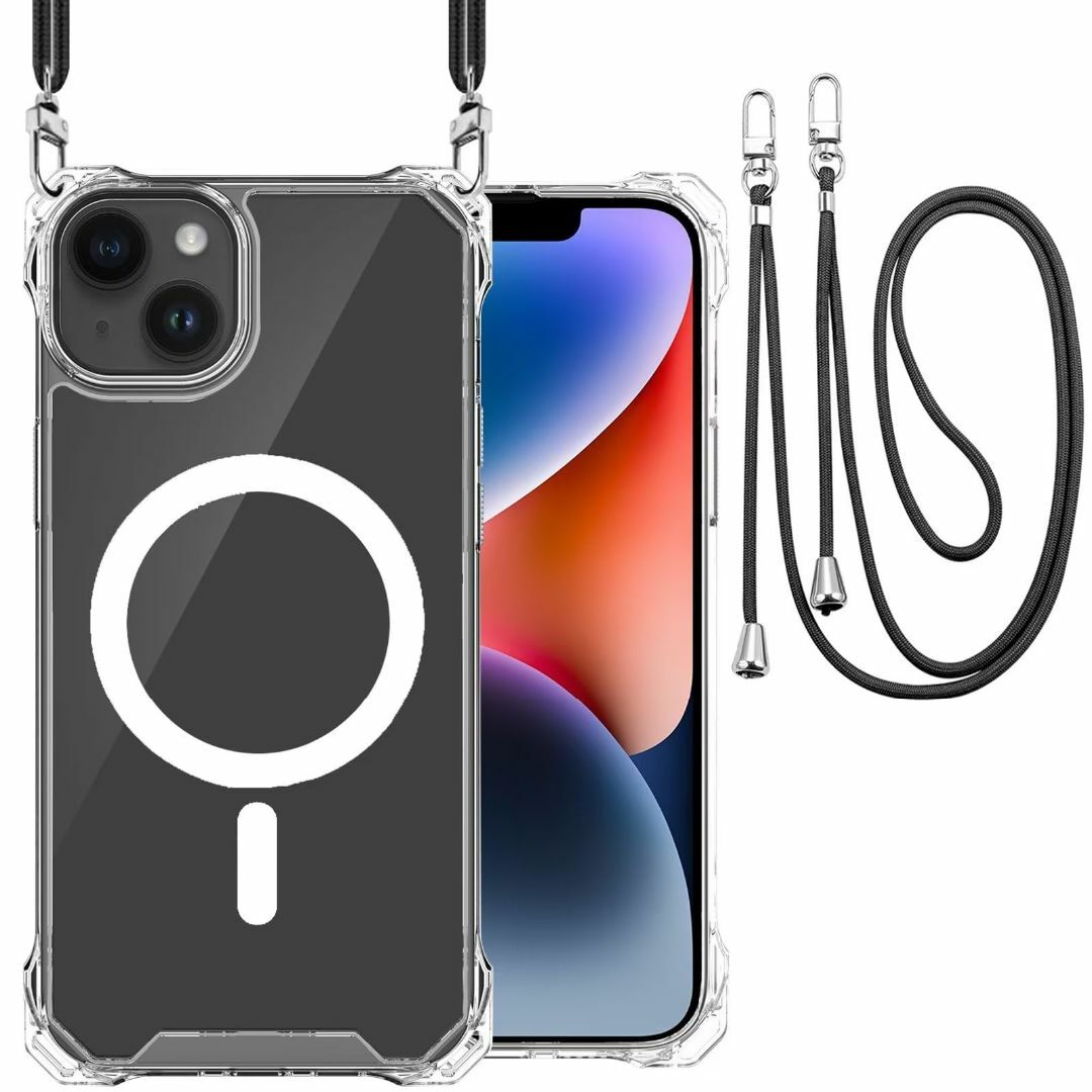 【サイズ:iPhoneXR用_色:clear】Casesmo iPhone XR スマホ/家電/カメラのスマホアクセサリー(その他)の商品写真