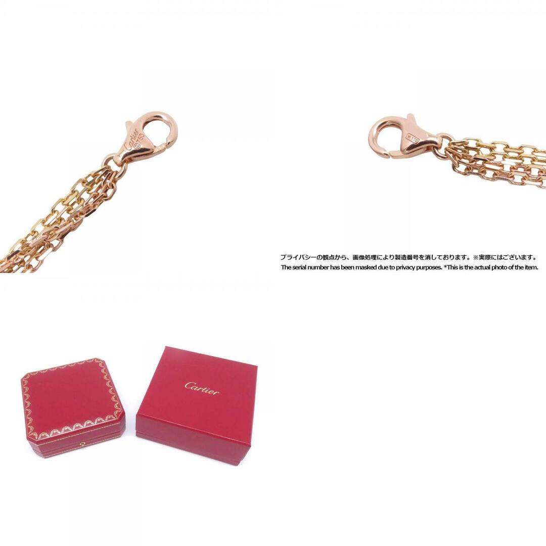 Cartier(カルティエ)のカルティエ ネックレス トリニティ ドレープ K18PGピンクゴールド K18WGホワイトゴールド K18YGイエローゴールド Cartier レディースのアクセサリー(ネックレス)の商品写真