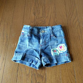 エムピーエス(MPS)の110　ショートパンツ　短パン　デニム　半ズボン　キッズ　ベビー　パンツ(パンツ/スパッツ)