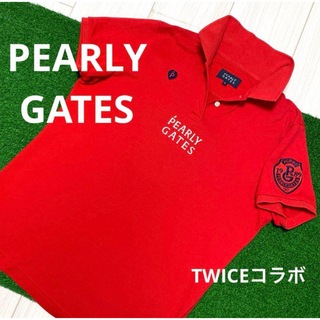 パーリーゲイツ(PEARLY GATES)のパーリーゲイツ　TWICE 半袖ポロシャツ　ゴルフウェア(ウエア)