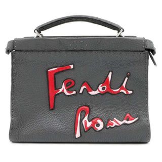 フェンディ(FENDI)のフェンディ ハンドバッグ ミニ ピーカーブー フィット レザー 7VA422 FENDI 2way メンズ グレー(ハンドバッグ)