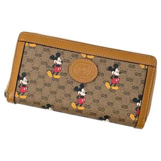 グッチ(Gucci)のグッチ 長財布 ディズニーコラボ ミッキーマウス ミニGGスプリーム 602532 GUCCI 財布(財布)