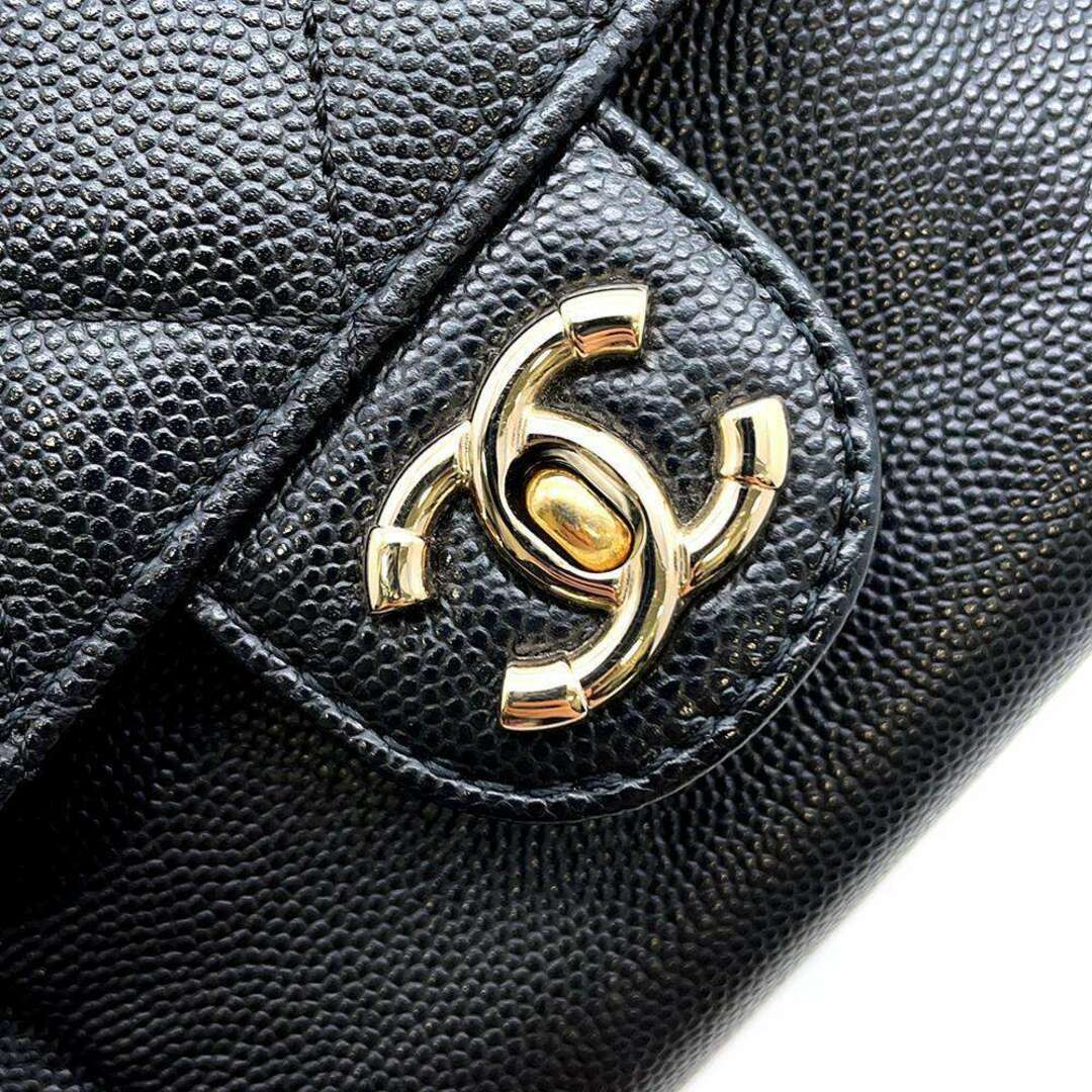 CHANEL(シャネル)のシャネル リュック ミニ マトラッセ ココマーク キャビアスキン AS0004 CHANEL バッグ バックパック 黒 レディースのバッグ(リュック/バックパック)の商品写真