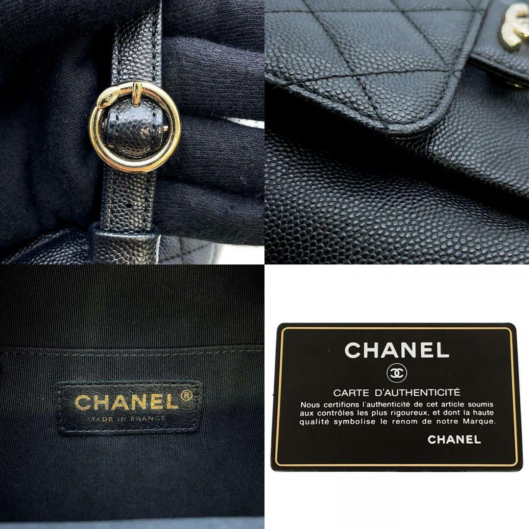 CHANEL(シャネル)のシャネル リュック ミニ マトラッセ ココマーク キャビアスキン AS0004 CHANEL バッグ バックパック 黒 レディースのバッグ(リュック/バックパック)の商品写真