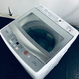 ★送料・設置無料★ 中古 中型洗濯機 アクア (No.7639)(洗濯機)