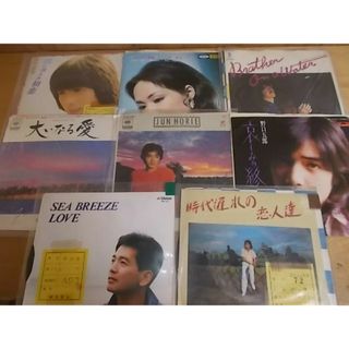 epb0080　【ALIDA　レコード】【未確認】　山崎よし悦/野口五郎など　EP見本盤8枚セット(ポップス/ロック(邦楽))