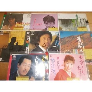 epb0093　【ALIDA　レコード】【未確認】　原けい子/杉良太郎など　EP見本盤8枚セット(ポップス/ロック(邦楽))