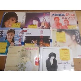 epb0094　【ALIDA　レコード】【未確認】　村井麻里子/佐久間杏子など　EP見本盤8枚セット(ポップス/ロック(邦楽))