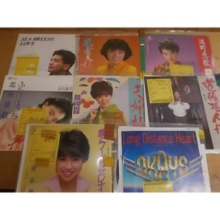 epb0097　【ALIDA　レコード】【未確認】　オーケーズ/秋本理央など　EP見本盤8枚セット(ポップス/ロック(邦楽))