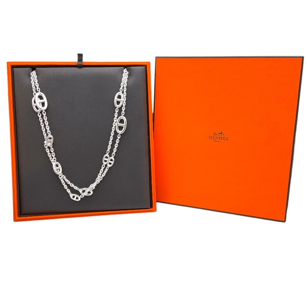 Hermes(エルメス)の　エルメス HERMES シェーヌダンクル ファランドール ロングネックレス Ag925 ジュエリー レディースのアクセサリー(ネックレス)の商品写真