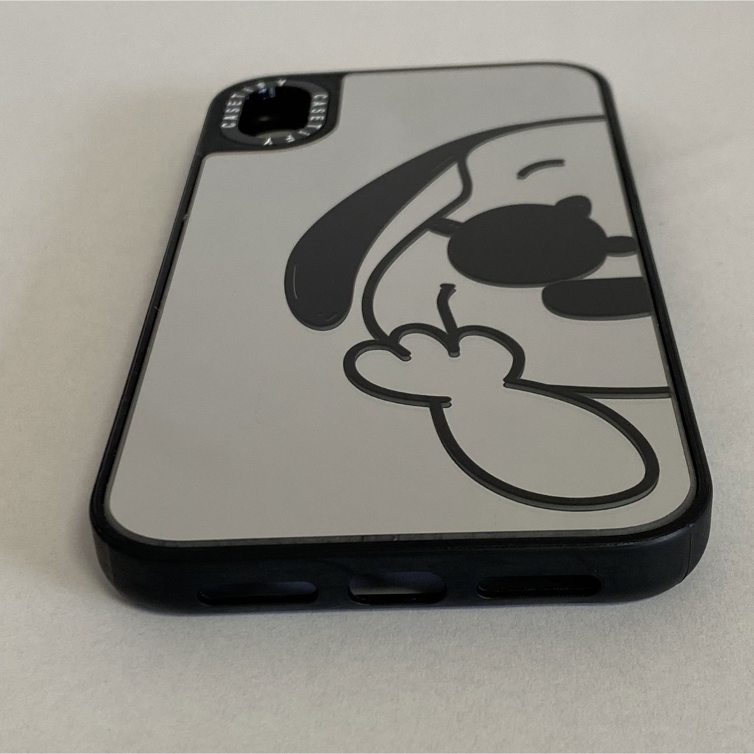 SNOOPY(スヌーピー)の新品・未使用 iPhone XR スヌーピー ミラー付き ハードケース ハンドメイドのスマホケース/アクセサリー(スマホケース)の商品写真