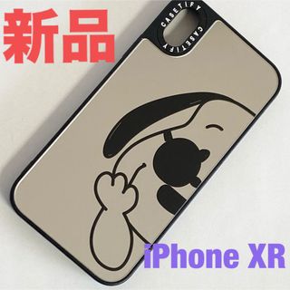 SNOOPY - 新品・未使用 iPhone XR スヌーピー ミラー付き ハードケース