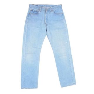 リーバイス(Levi's)のLevi's リーバイス デニムパンツ USA製 90s 501XX スモールe ボタン裏刻印524A コットン アメリカ製 インディゴブルー系 34【中古】(その他)