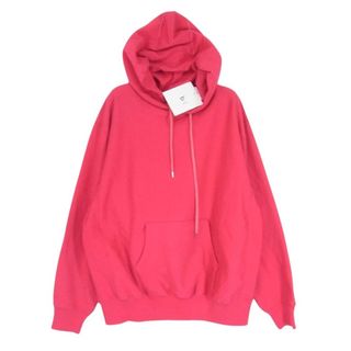 ブラームス ルーツストック blurhms ROOTSTOCK BHS-20SS023 Soft&Hard Hoodie P/O ソフト ハード フーディー レッド系  0 【新古品】【未使用】【中古】(パーカー)