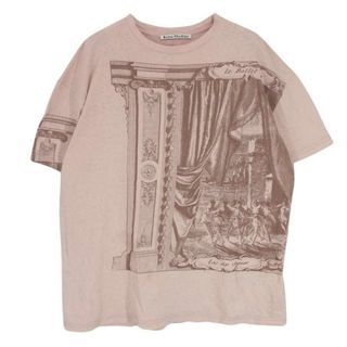 Acne Studios - ACNE STUDIOS アクネストゥディオズ FN-WN-TSHI000121 絵画 デッサン プリント クルーネック 半袖 Tシャツ ピンク系 S【中古】